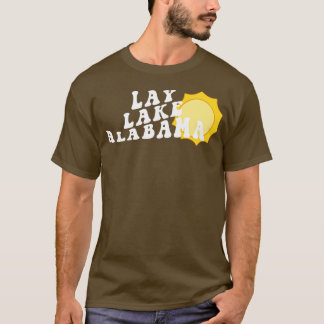 Camiseta Sunshine no Lago Lay Alabama Retro Wavy 1970 Summ