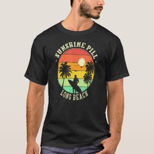 Camiseta Sunshine Pill Long Beach Summer New York Tropical