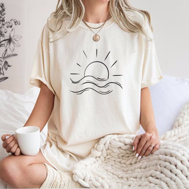 Camiseta Sunshine Positive Vibes Summer (Criador carregado)