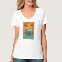Camiseta Sunshine State, Camisa de Férias de Praia
