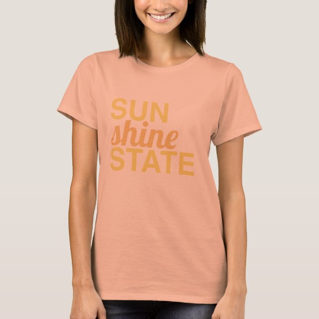 Camiseta SUNSHINE STATE - ensolarado, estado de ânimo de (Frente)