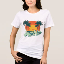 Camiseta Sunshine State, Retro Beach Vacation Shir