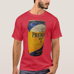 Camiseta Suntory Premium Malts Garoto de Cerveja Japonesa