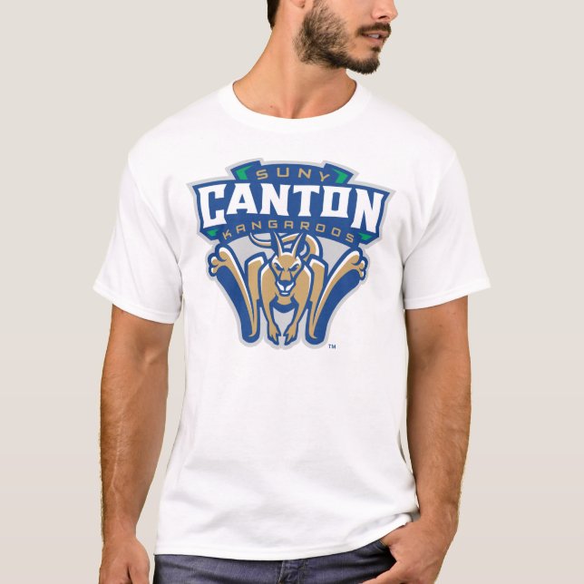 Camiseta SUNY Canton cangaroos Sticker (Frente)