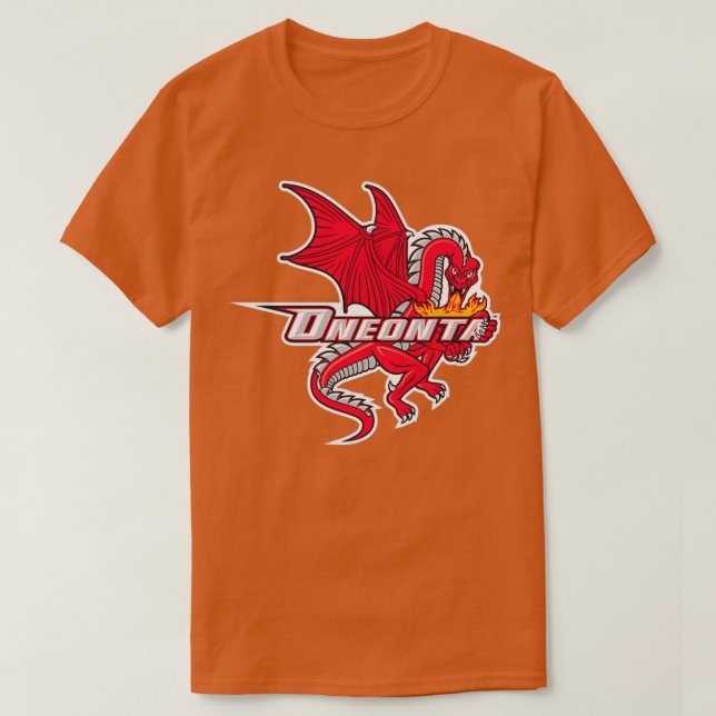 Camiseta SUNY Oneonta red dragons (Frente do Design)