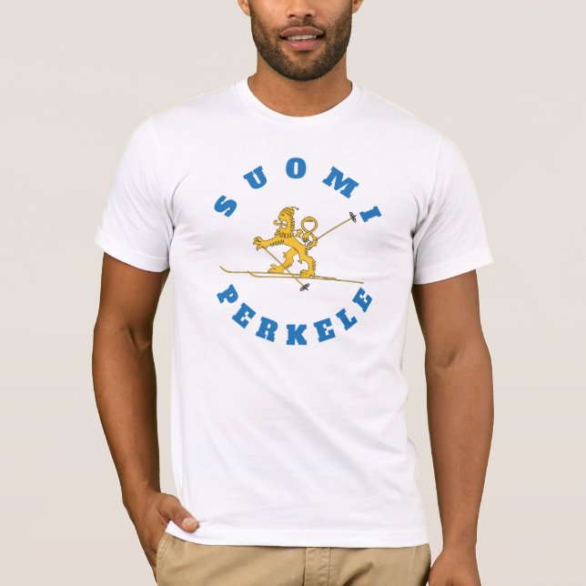 Camiseta Suomileijona de Hiihtävä - Suomi Perkele - t-paita (Frente)