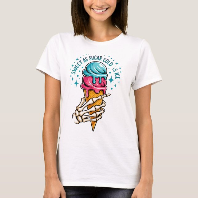 Camiseta Suor Como Açúcar Frio Como Gelo (Frente)