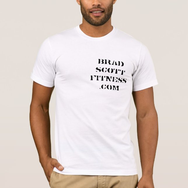 Camiseta Suor da malhação de Brad Scott (Frente)