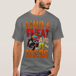Camiseta Suor De Lama E Cervejas Quad-Andando Quatro Rodas