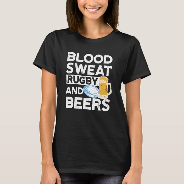 Camiseta Suor De Sangue Rugby E Cervejas Fiji Rugby (Frente)