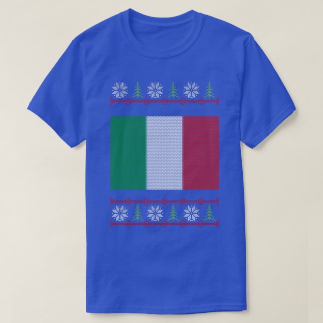 Camiseta Suor Feio de Natal Italiano (Frente do Design)