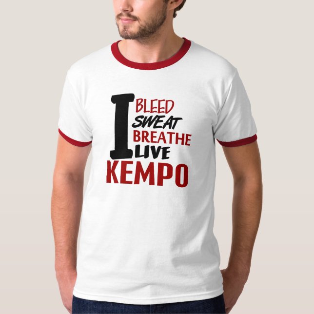 Camiseta Suor KEMPO 1,1 do sangramento (Frente)