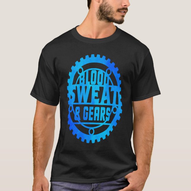 Camiseta Suor Sanguíneo E Ursos Automóveis Mecânicos Repa (Frente)