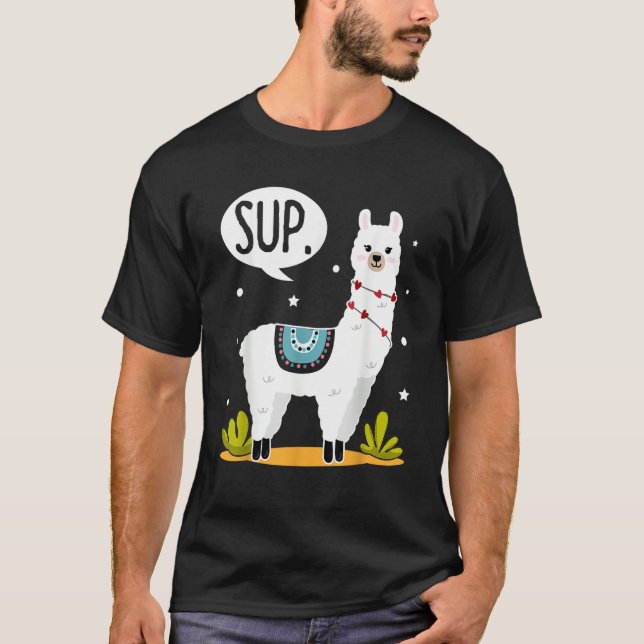 Camiseta Sup  Alpaca Costume Llamas  Llama (Frente)