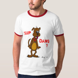 Camiseta SUP DAWG? Doggy Mens Ringer T-Shirt