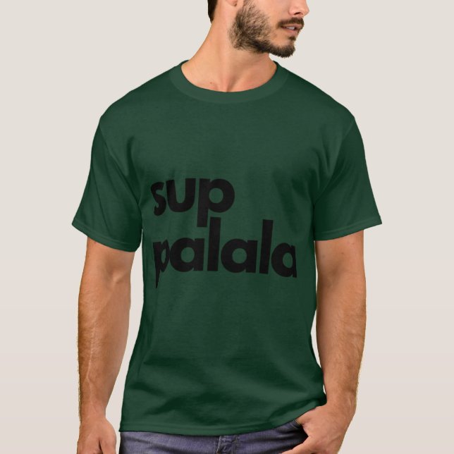 Camiseta Sup Palala preto Oversized (Frente)