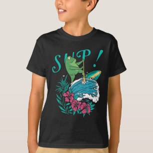 Camiseta Sup Surfing Stand Up Paddle Paddling Sapo Surfando
