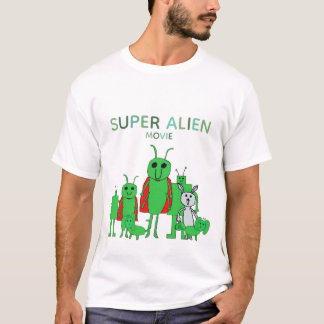 Camiseta Super Alien Movie c/Elenco