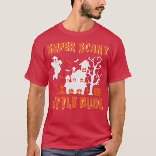 Camiseta Super Assustador Pequeno Dude Halloween Premium