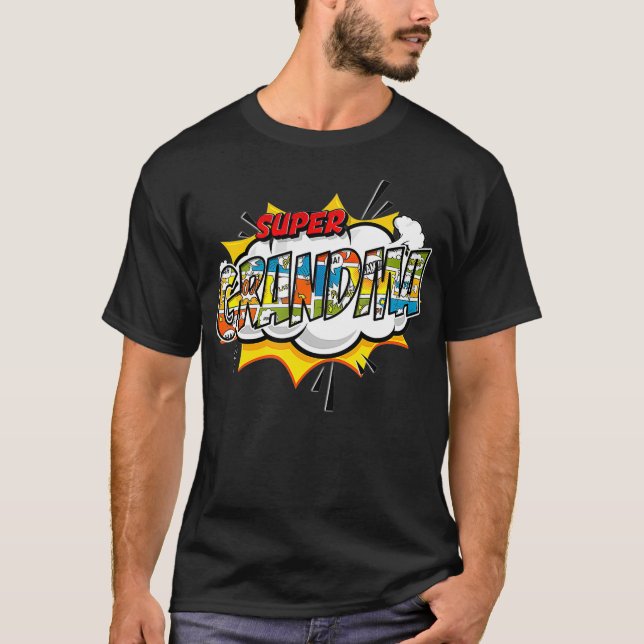 Camiseta Super Avó Estilo De Quadrinha Presente Para Superi (Frente)