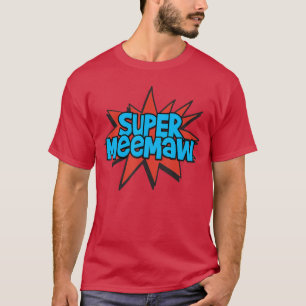 Camiseta Super Avó Herói Quadrinhos Super MeeMa