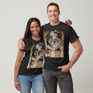 Camiseta Super Bonita Aussie Shepard Puppy T-Shirt