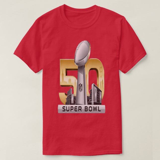 Camiseta Super Bowl 50 42 (Frente do Design)