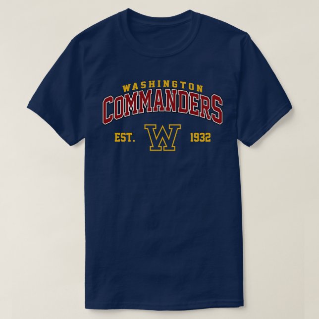 Camiseta Super Bowl dos Comandantes (Frente do Design)