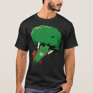 Camiseta Super Broccoli Vegan Hero por Tobe Fonseca