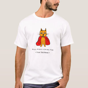 Camiseta Super Cat Combatendo Crime Para (i)