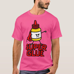Camiseta Super cola, super herói herói herói, cola engraçad