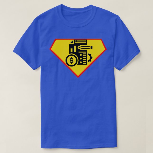 Camiseta Super Contabilista 1 (Frente do Design)