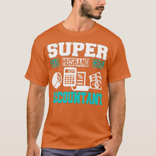 Camiseta Super-Contador Super-Marido Super Pai
