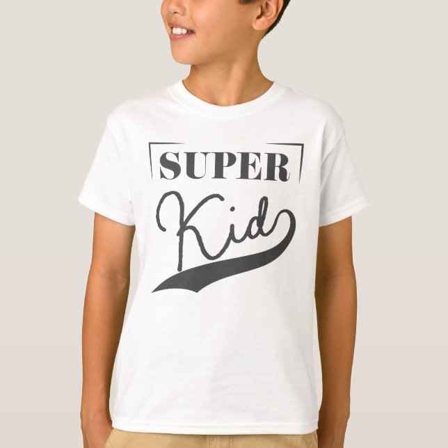Camiseta Super Criança (Frente)