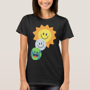 Camiseta Super Cute Earth Moon Sun Solar Eclipse 2024 Engra