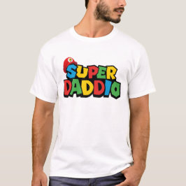Camiseta Super Daddio para melhor pai