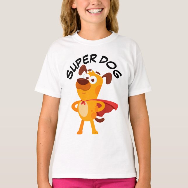 Camiseta Super Dog Kids  (Frente)