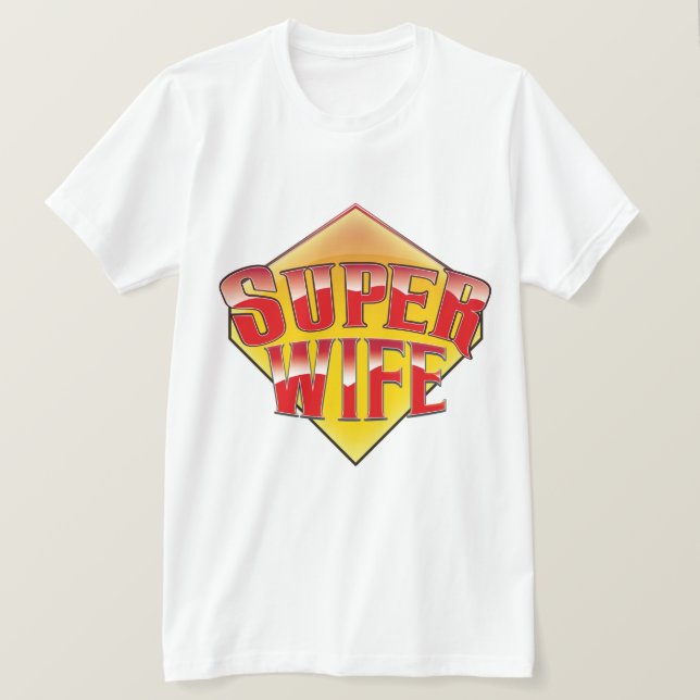 Camiseta Super Esposa (Frente do Design)