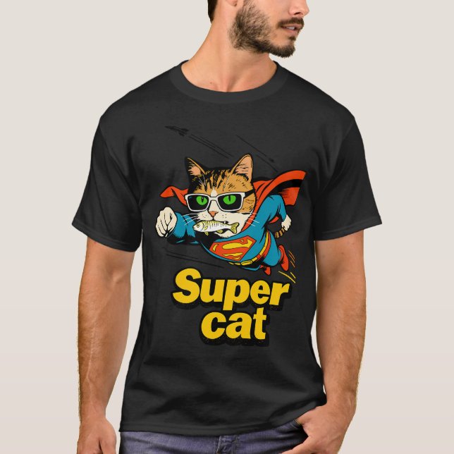 Camiseta Super Gato (Frente)