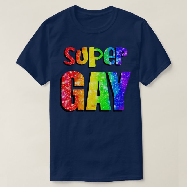 Camiseta Super Gay (Frente do Design)