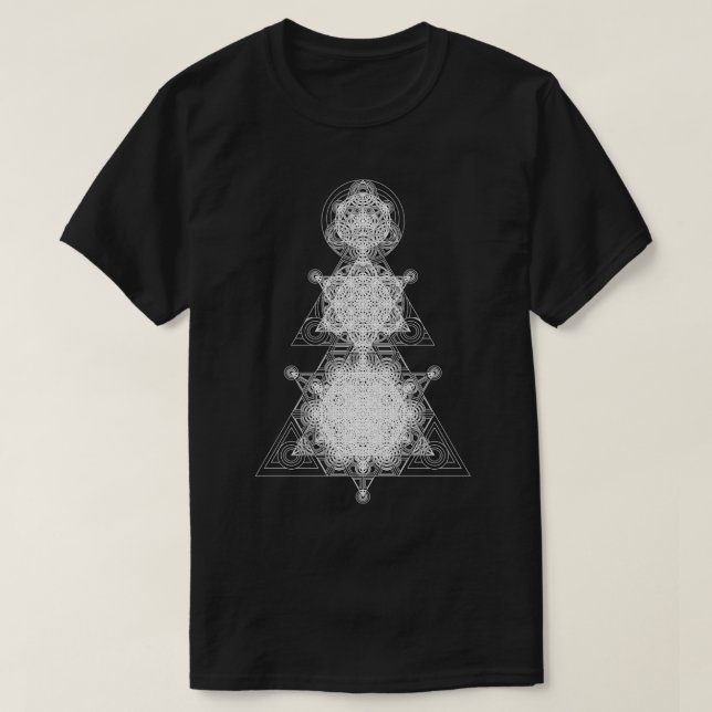 Camiseta Super Geometria do Triângulo (Frente do Design)