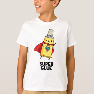 Camiseta Super Glue Funny Super Hero Pun