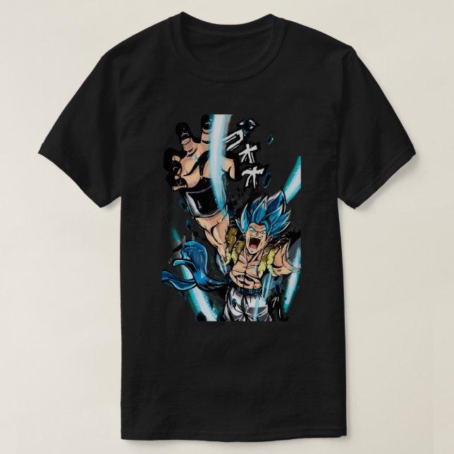 CAMISETA SUPER GOGETA BLUE (Frente do Design)