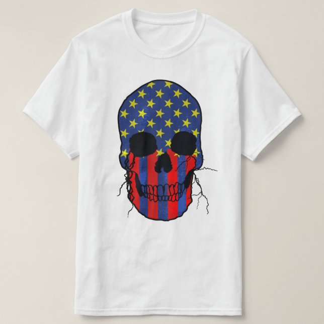 Camiseta Super Guerreiro Caveira  (Frente do Design)