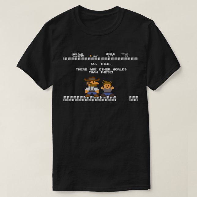 Camiseta Super Gunslinger Bros. (Frente do Design)