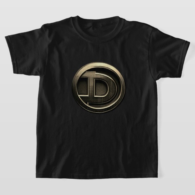 Camiseta Super Hero "D" Insígnia T-Shirt (Postura )