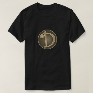 Camiseta Super Hero "D" Insígnia T-Shirt