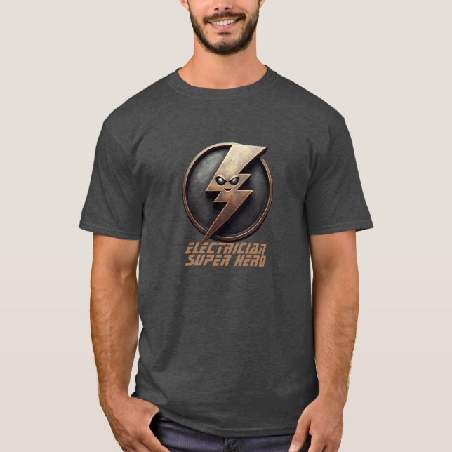 Camiseta Super Hero Eletrônico (Frente)
