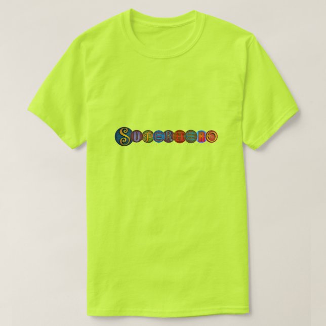 Camiseta Super Hero Insignia (Frente do Design)