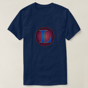 Camiseta Super Hero "L" Insígnia T-Shirt